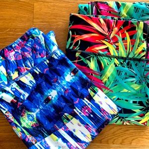 Fabletics cropped leggings- set of 2